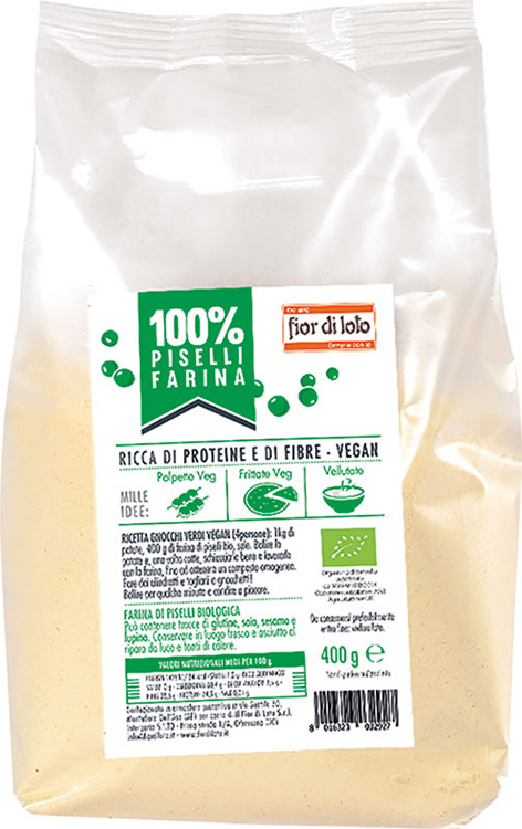 FIOR DI LOTO FARINA DI PISELLI BIO 400 G - Magnumfarma.it