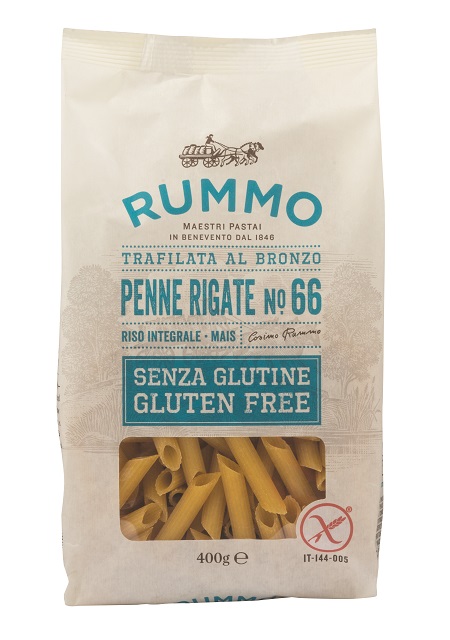 RUMMO PENNE RIGATE N66 DI RISO INTEGRALE E MAIS 400 G - Magnumfarma.it