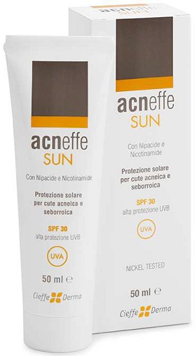 ACNEFFE SUN SPF 30 ALTA PROTEZIONE UVB PER CUTE ACNEICA E SEBORROICA 50 ML - Magnumfarma.it