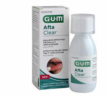 GUM AFTACLEAR RINSE 120 ML COLLUTORIO - Magnumfarma.it