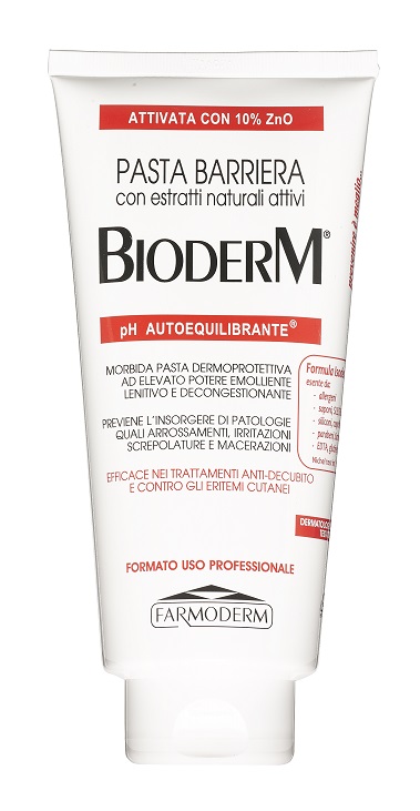 BIODERM PASTA BARRIERA TRASPIRANTE PH AUTOEQUILIBRANTE CON 10% ZINCO 300 ML - Magnumfarma.it