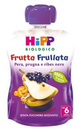 HIPP BIO FRUTTA FRULLATA PERA PRUGNA RIBES 90 G - Magnumfarma.it