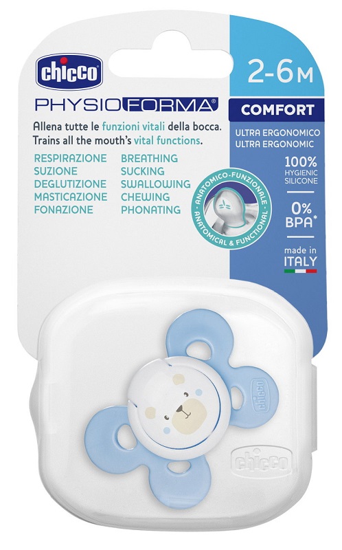 CHICCO SUCCHIETTO COMFORT BOY IN SILICONE 2-6 MESI 1 PEZZO - Magnumfarma.it