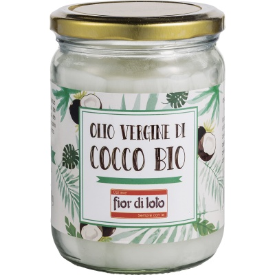 FIOR DI LOTO OLIO VERGINE DI COCCO BIO 450 ML - Magnumfarma.it