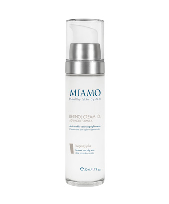 MIAMO LONGEVITY PLUS RETINOL CREAM 1% ADVANCED FORMULA 50 ML - Magnumfarma.it