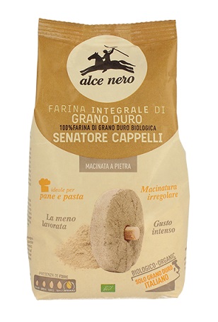 FARINA INTEGRALE SENATORE CAPPELLI BIO MACINATA A PIETRA 500 G - Magnumfarma.it