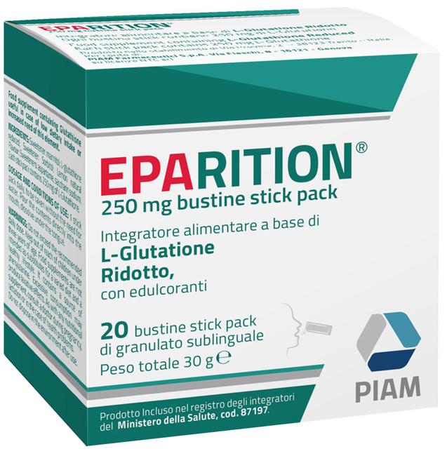 EPARITION 20 BUSTINE STICK PACK DA 250 MG DI GRANULATO SUBLINGUALE - Magnumfarma.it