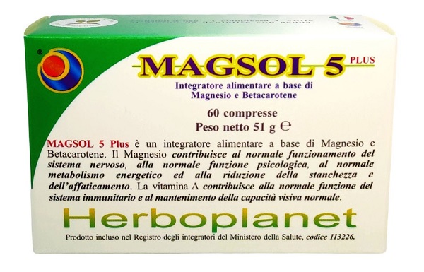 MAGSOL 5 PLUS 60 COMPRESSE - Magnumfarma.it