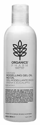 ORGANICS PHARM MODELLING GEL OIL NON OIL OAT AND EUCALYPTUS 250 ML - Magnumfarma.it