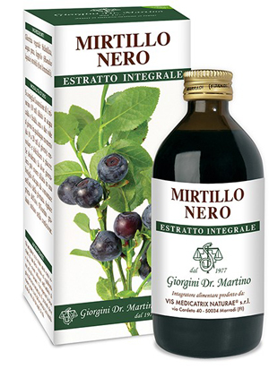 MIRTILLO NERO ESTRATTO INTEGRALE 200 ML - Magnumfarma.it