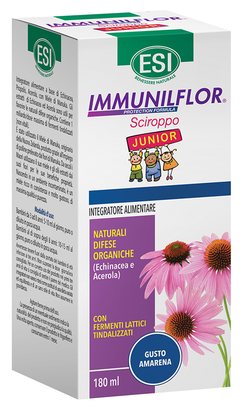 ESI IMMUNILFLOR SCIROPPO JUNIOR 180 ML - Magnumfarma.it