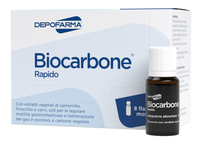 BIOCARBONE RAPIDO 8 FLACONCINI - Magnumfarma.it