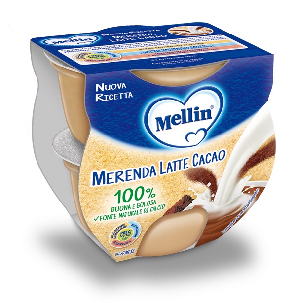 MELLIN MERENDA LATTE CACAO 2 X 100 G - Magnumfarma.it