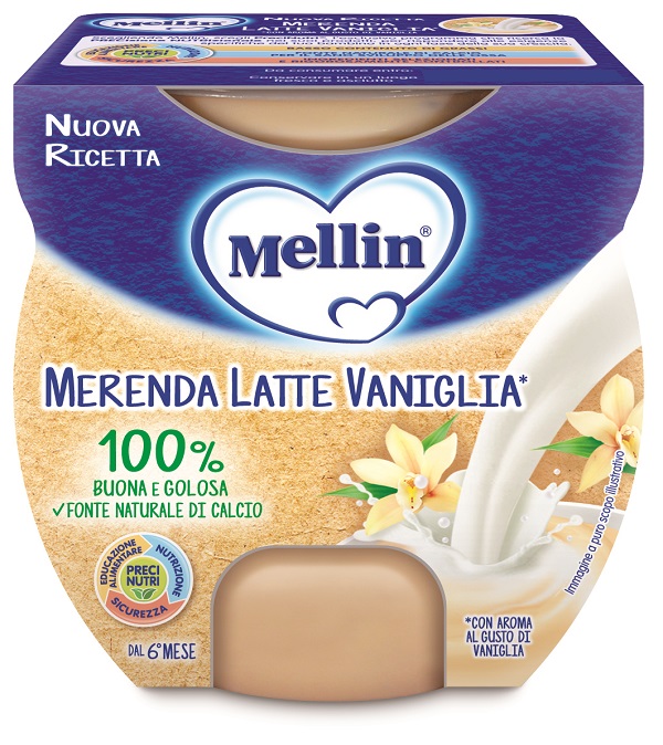 MELLIN MERENDA LATTE VANIGLIA 2 X 100 G - Magnumfarma.it