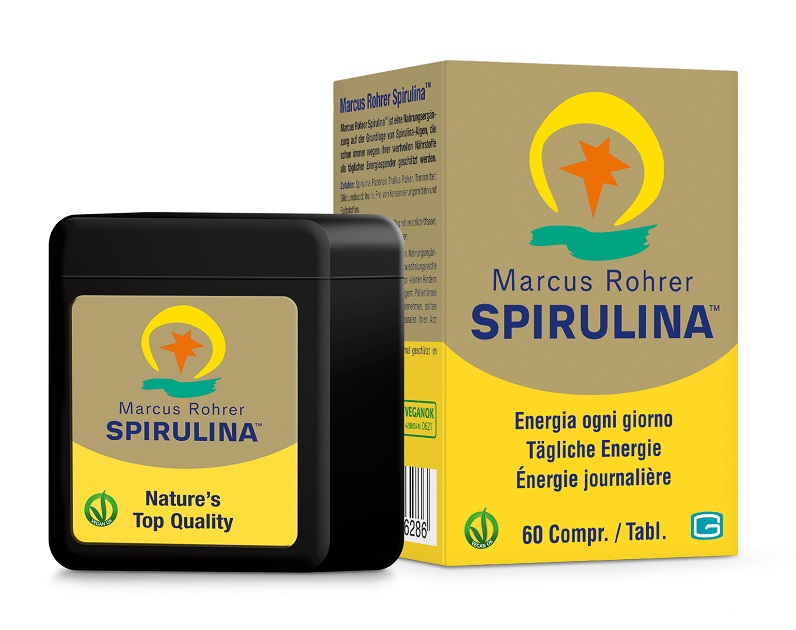 SPIRULINA MARCUS ROHRER TASCABILE 60 COMPRESSE - Magnumfarma.it
