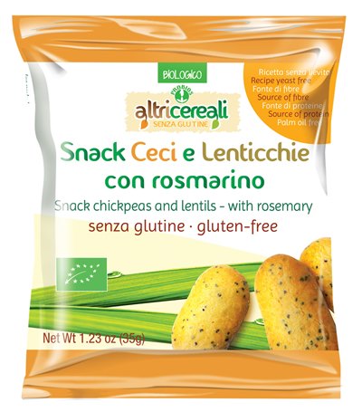 ALTRICEREALI SNACK CECI E LENTICCHIE CON ROSMARINO 35 G - Magnumfarma.it
