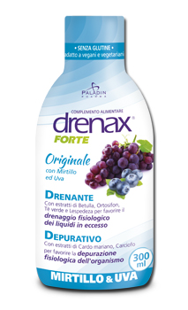 DRENAX FORTE ORIGINALE CON MIRTILLO E UVA 300 ML - Magnumfarma.it