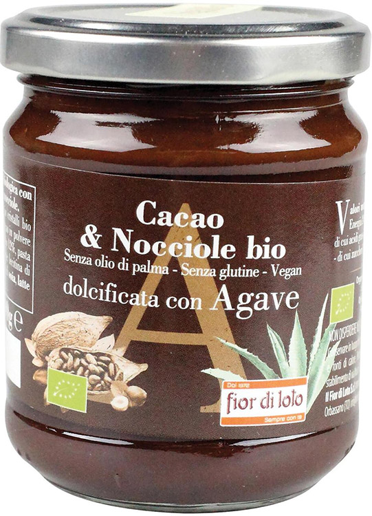 CREMA SPALMABILE CACAO E NOCCIOLE CON AGAVE BIO 200 G - Magnumfarma.it