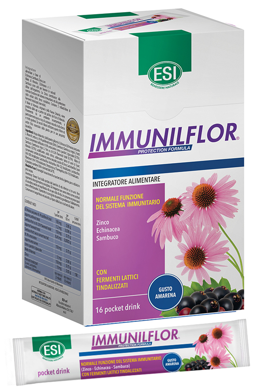 ESI IMMUNILFLOR POCKET DRINK 16 POCKET DRINK - Magnumfarma.it