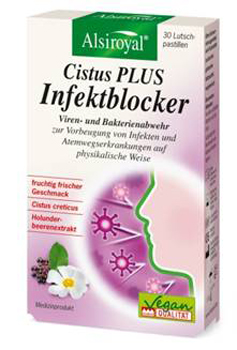 ALSIROYAL INFEKT BLOCKER CISTUS PLUS  30 PASTIGLIE GOMMOSE 57 G - Magnumfarma.it