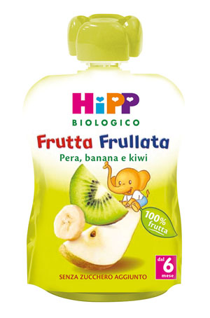 HIPP BIO FRUTTA FRULLATA PERA BANANA KIWI 90 G - Magnumfarma.it