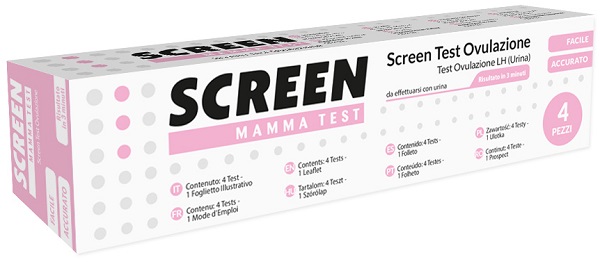 SCREEN TEST RAPIDO OVULAZIONE SCREEN 4 PEZZI - Magnumfarma.it