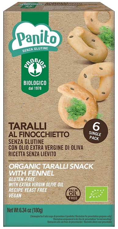 PANITO TARALLI AL FINOCCHIETTO 180 G - Magnumfarma.it