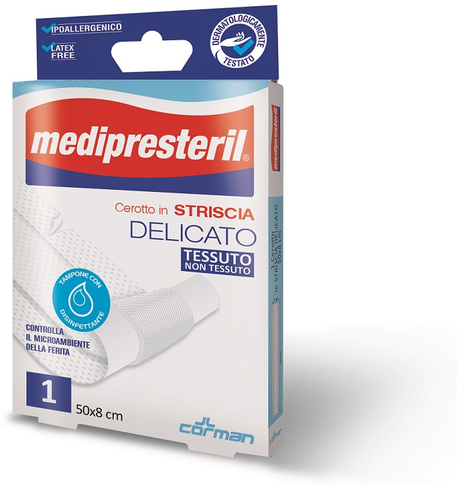 CEROTTO IN STRISCIA MEDIPRESTERIL FLESSIBILE 50X8CM - Magnumfarma.it