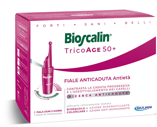 BIOSCALIN TRICOAGE ANTICADUTA ANTIETA' 10 FIALE 3,5 ML - Magnumfarma.it