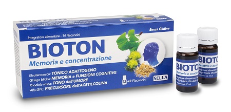 BIOTON ELEUTEROCOCCO MEMORIA E CONCENTRAZIONE - 14 FLACONCINI - Magnumfarma.it