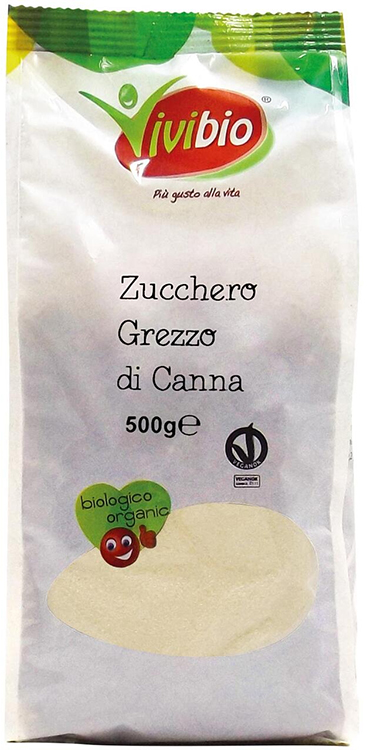 VIVIBIO ZUCCHERO GREZZO DI CANNA 500 G - Magnumfarma.it
