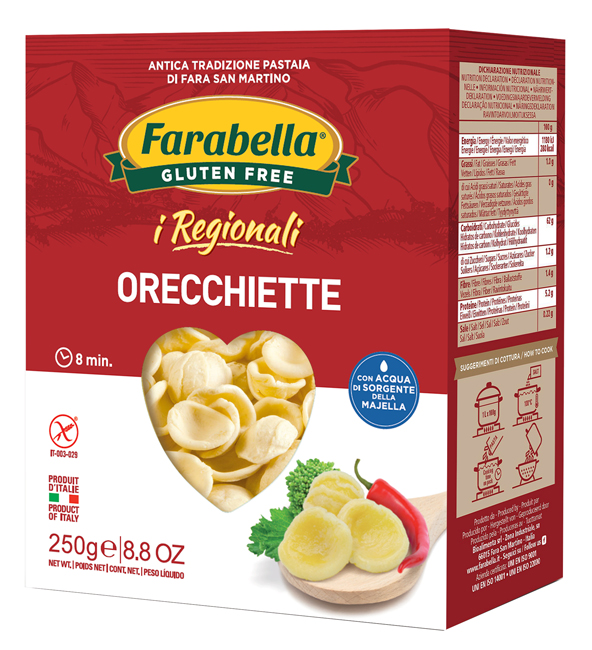 FARABELLA ORECCHIETTE I REGIONALI PASTA FRESCA STABILIZZATA 250 G - Magnumfarma.it