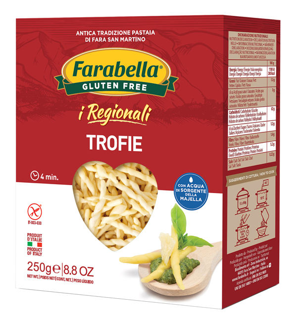 FARABELLA TROFIE I REGIONALI PASTA FRESCA STABILIZZATA 250 G - Magnumfarma.it
