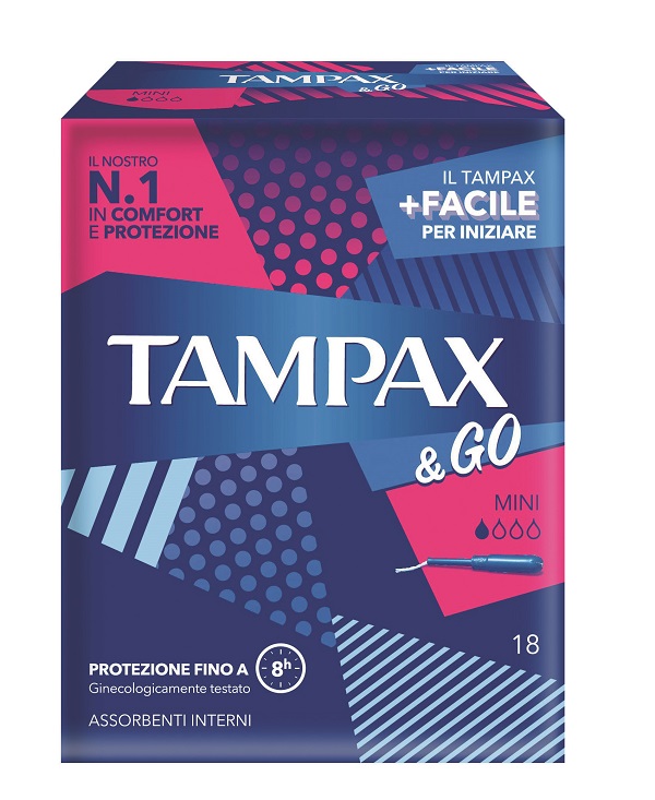 TAMPAX & GO MINI 18 PEZZI - Magnumfarma.it