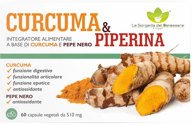 CURCUMA PIPERINA 60 CAPSULE - Magnumfarma.it
