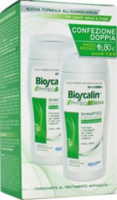 BIOSCALIN PHYSIOGENINA SHAMPOO FORTIFICANTE RIVITALIZZANTE COFANETTO 2 FLACONI - Magnumfarma.it