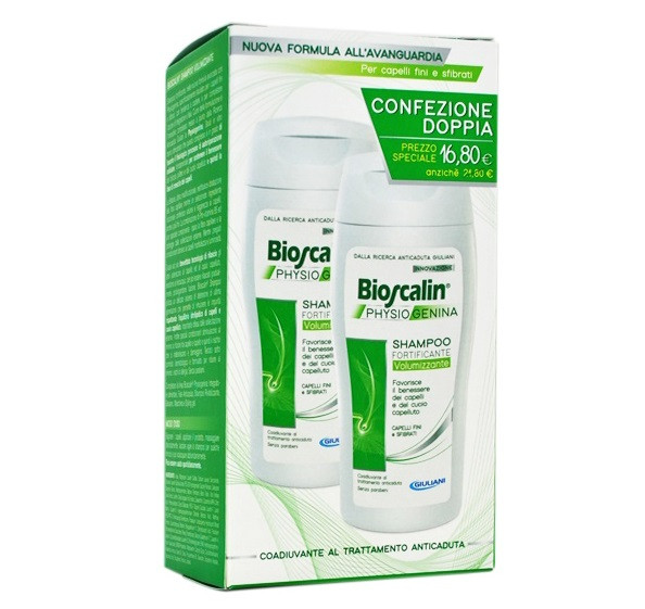 BIOSCALIN PHYSIOGENINA SHAMPOO FORTIFICANTE VOLUMIZZANTE COFANETTO 2 FLACONI - Magnumfarma.it