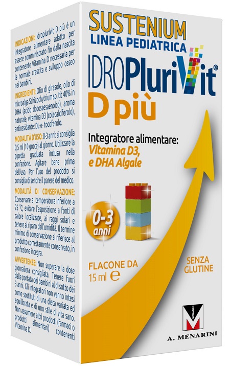 IDROPLURIVIT D+ SUSTENIUM 15 ML - Magnumfarma.it