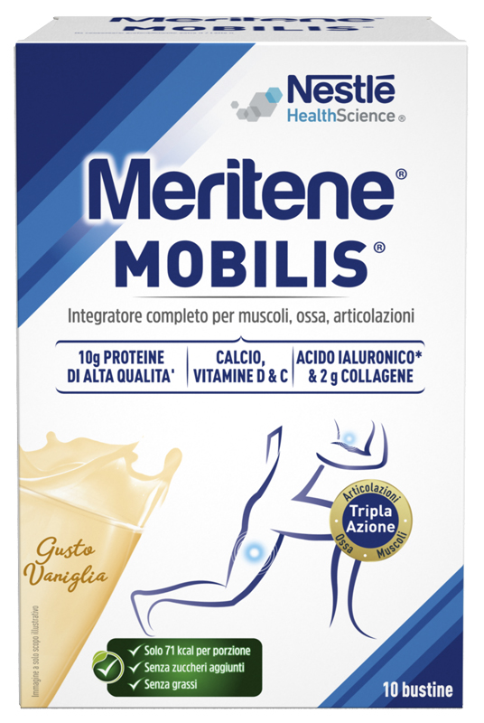 MERITENE MOBILIS GUSTO VANIGLIA 10 BUSTINE DA 21 G - Magnumfarma.it