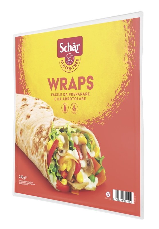 SCHAR WRAPS PIADINA ARROTOLABILE SENZA LATTOSIO 240 G - Magnumfarma.it
