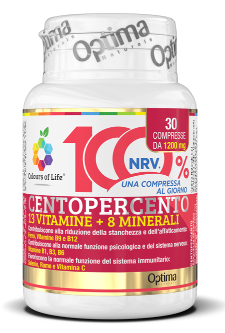COLOURS OF LIFE CENTOPERCENTO 30 COMPRESSE 1200 MG - Magnumfarma.it