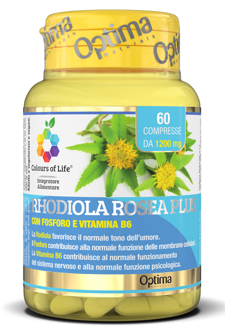 COLOURS OF LIFE RHODIOLA ROSEA PLUS 60 COMPRESSE 1200 MG - Magnumfarma.it