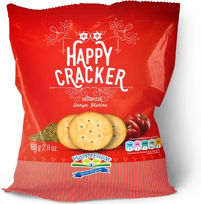 HAPPY FARM HAPPY CRACKERS GUSTO PIZZA 60 G - Magnumfarma.it