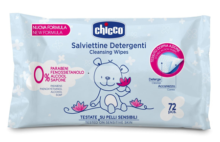 CHICCO COSMESI SALVIETT 72 PEZZI SENZA PLAQ - Magnumfarma.it