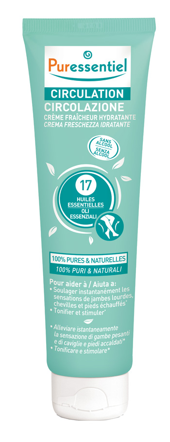 PURESSENTIEL CREMA CIRCOLAZIONE FRESCHEZZA IDRATANTE GAMBE EI STANCHI 100 ML - Magnumfarma.it