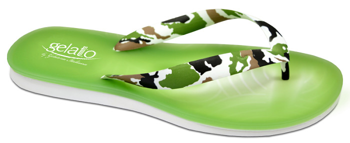 INFRADITO GELATO UOMO CON PLANTARE GEL CAMOUFLAGE/LIME 44/45 1 PAIO - Magnumfarma.it