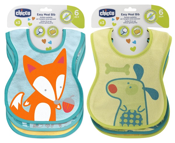CHICCO BAVAGLINE PAPPA 6M+ 3PZ NEUTRE - Magnumfarma.it