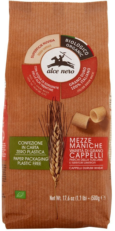 MEZZE MANICHE DI SEMOLA SENATORE CAPPELLI PARCHI TOSCANI BIO 500 G - Magnumfarma.it