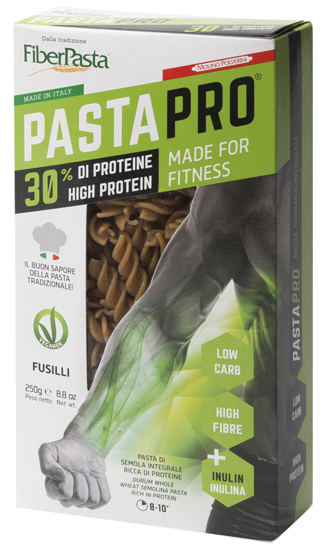 PASTAPRO FUSILLI INTEGRALI 30% PROTEINE 250 G - Magnumfarma.it