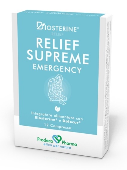 BIOSTERINE RELIEF SUPREME EMERGENCY 12 COMPRESSE - Magnumfarma.it